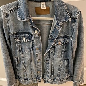 Light wash denim jacket